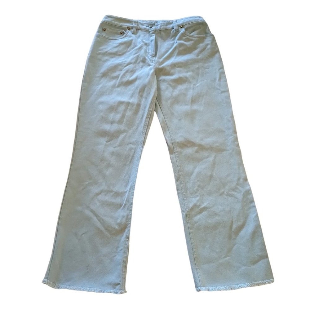 Ann Taylor LOFT Light Blue Wide Leg Jeans Size 6 NEW